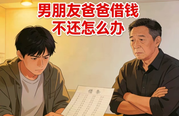 男朋友爸爸借钱不还怎么办