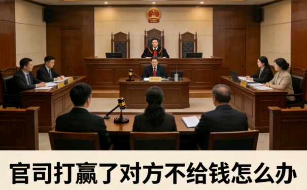官司打赢了对方不给钱怎么办