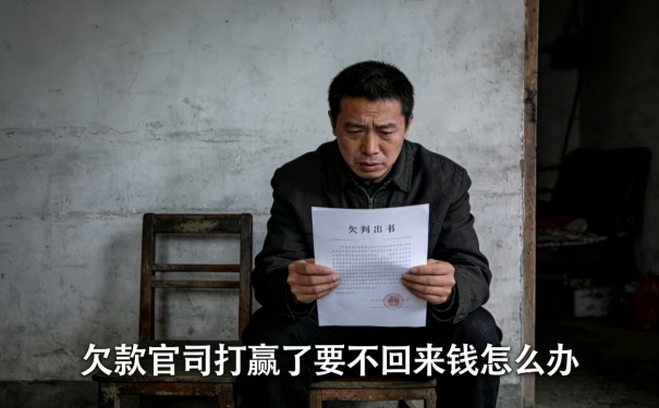 欠款官司打赢了要不回来钱怎么办