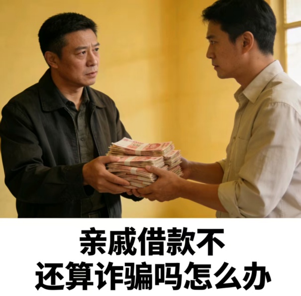 亲戚借款不还算诈骗吗怎么办