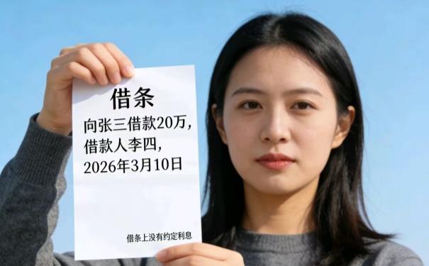 借条上没有约定利息